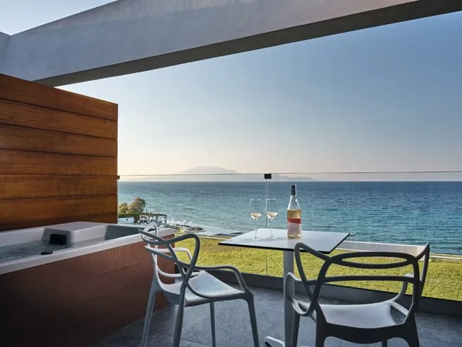 Spa Suite Sea View With Outdoor Jetted Tub @ Lesante Blu   The Leading Hotels of the World