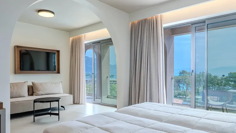 Premium Two Bedroom Suite With Sea View @ Iolida Corfu Resort  amp  Spa