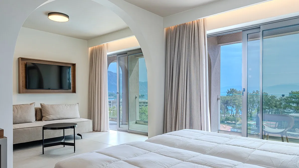 Premium Two Bedroom Suite With Sea View @ Iolida Corfu Resort  amp  Spa