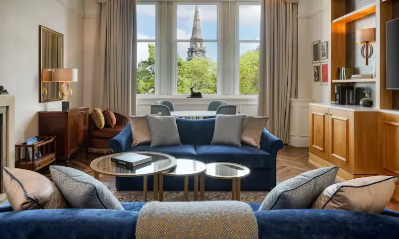 Robert Louis Stevenson Suite With Castle View @ The Caledonian Edinburgh  Curio Collection by Hilton
