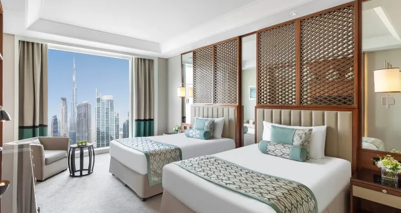Taj Club Room Burj View Twin Bed @ Taj Dubai