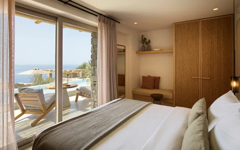 Deluxe Sea View Plunge Pool @ Collini Hotel Mykonos
