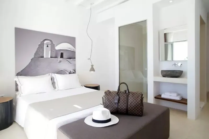 Deluxe Suite Sea View @ Livin Mykonos Hotel   Adults Only