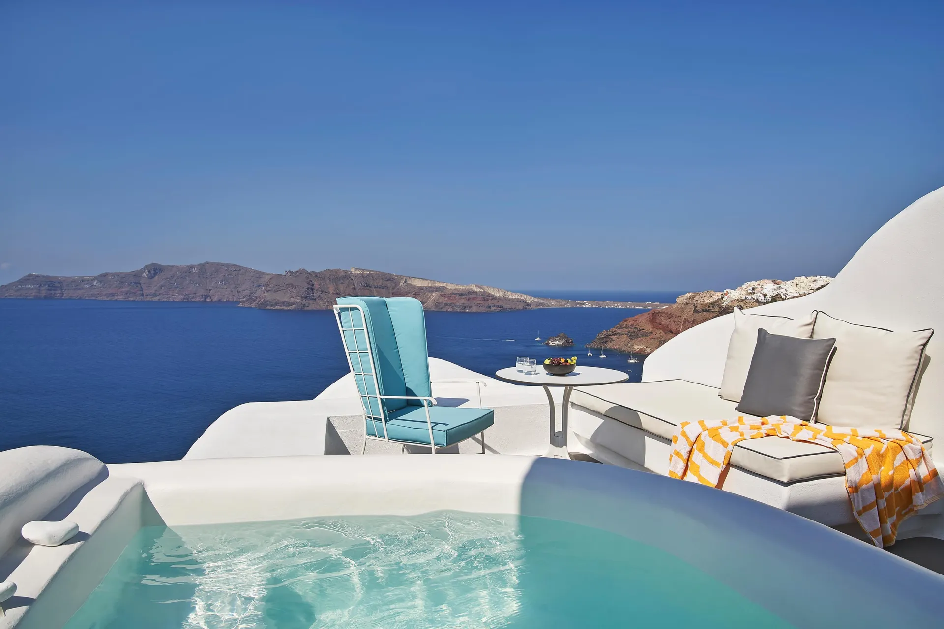 Wet Junior Suite With Open Air Jetted Tub @ Katikies Kirini Santorini   The Leading Hotels of the World