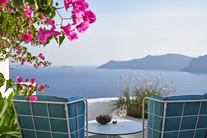 Senior Sea View Suite @ Katikies Kirini Santorini   The Leading Hotels of the World