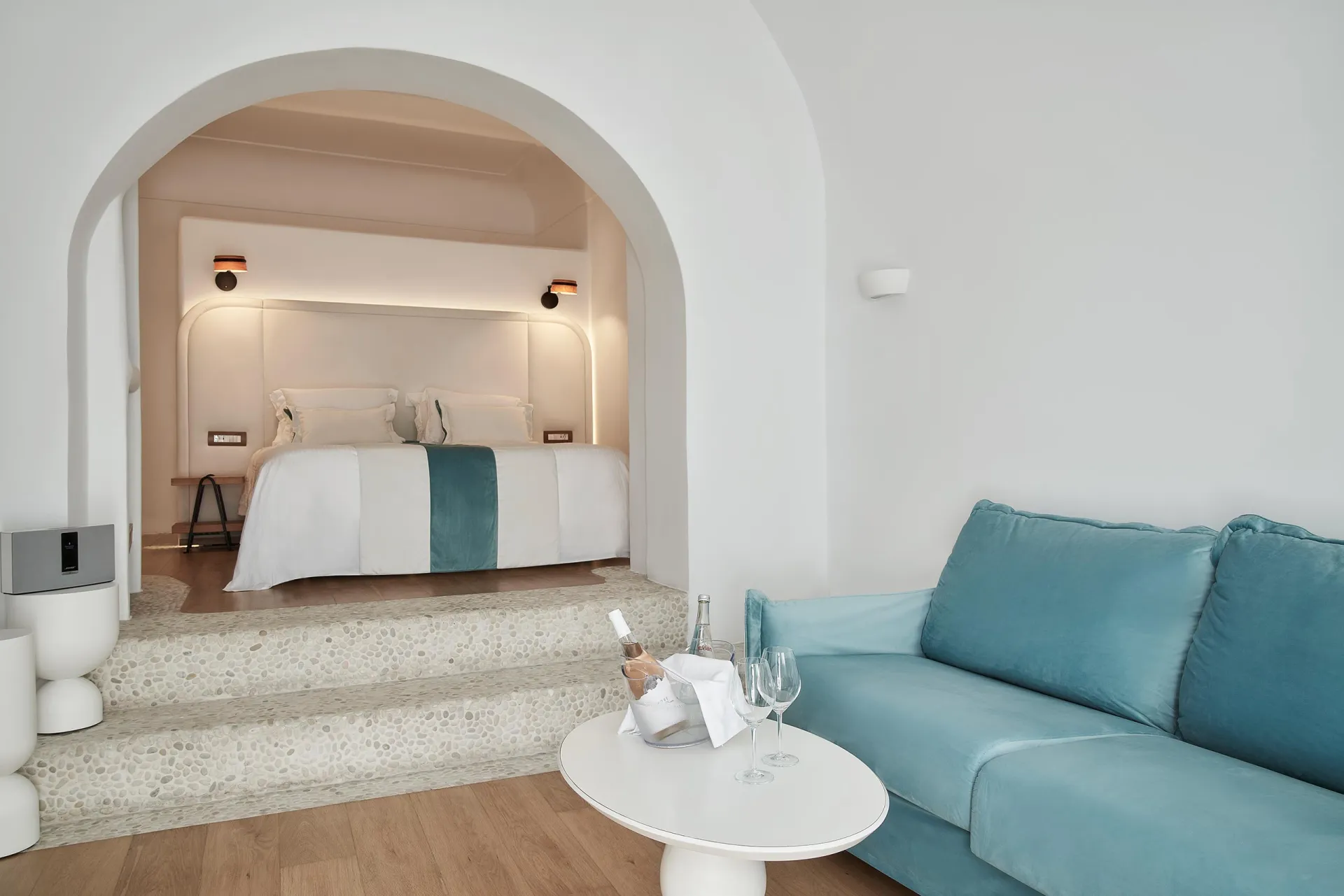 Senior Sea View Suite @ Katikies Kirini Santorini   The Leading Hotels of the World
