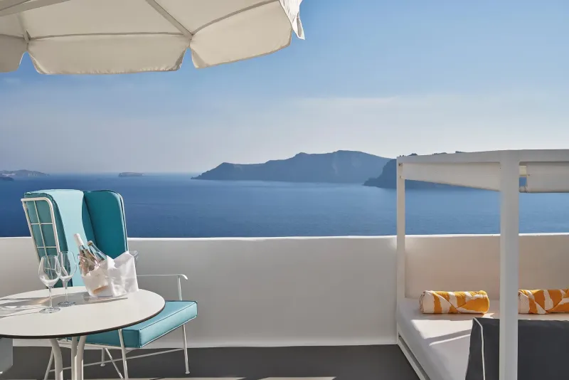 Senior Sea View Suite @ Katikies Kirini Santorini   The Leading Hotels of the World