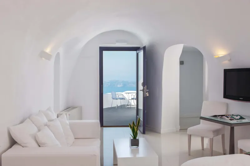 Superior  Suite @ Katikies Chromata Santorini   The Leading Hotels of the World