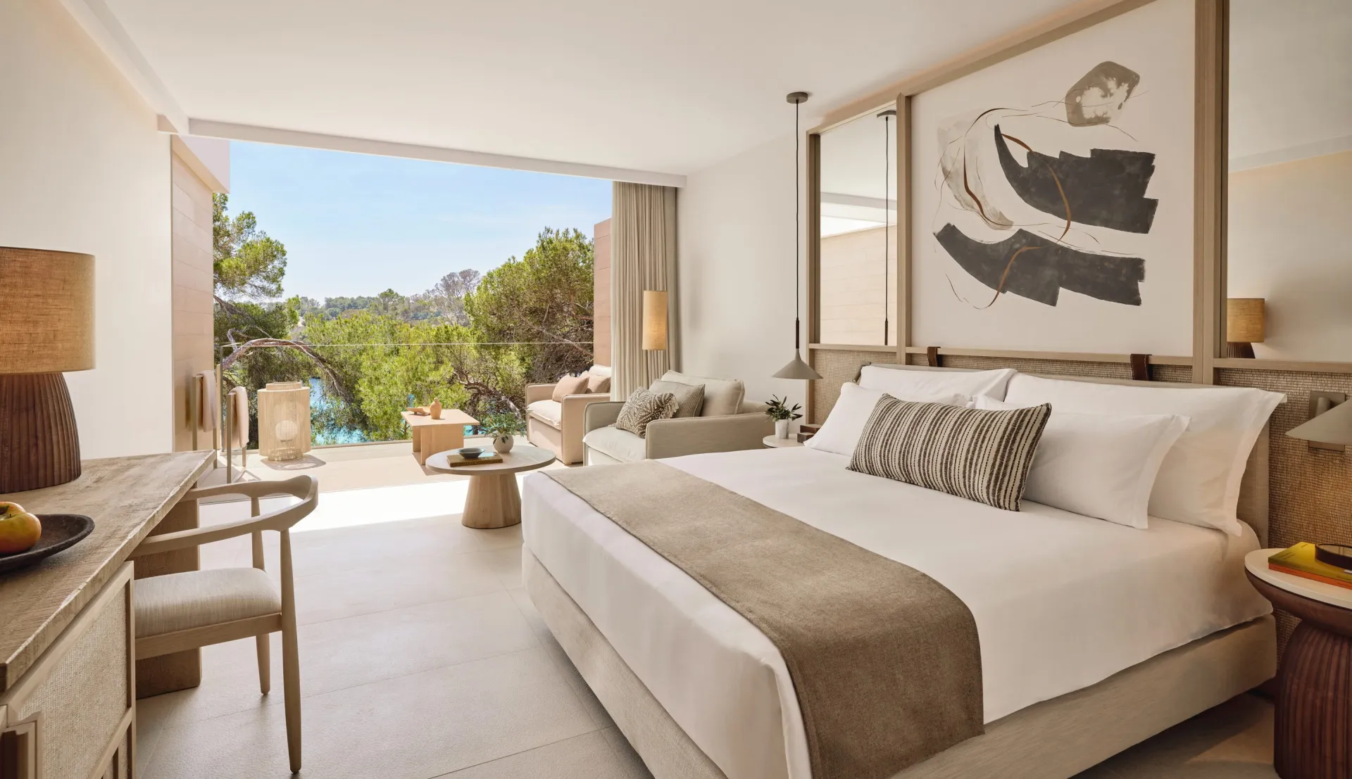 Superior Double Room Partial Sea View @ Ikos Porto Petro