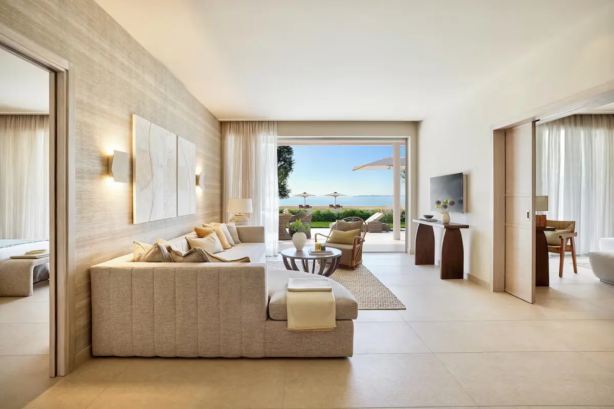 Deluxe Two Bedroom Bungalow Suite with Private Garden  amp  Sea View @ Ikos Odisia