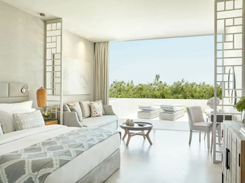 Junior Suite Private Garden With Garden View @ Ikos Aria