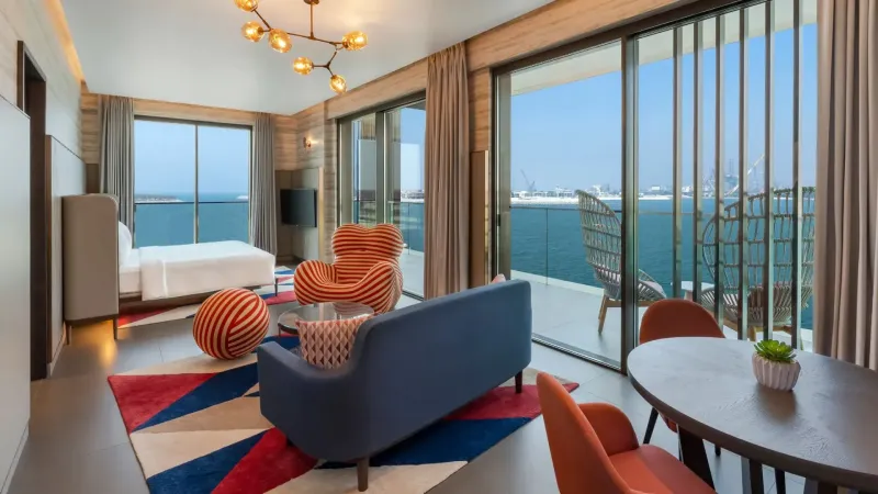 1 King Bed Deluxe Exclusive Beach Access  Comp Transfer To Mercato Mall  @ Hyatt Centric Jumeirah Dubai