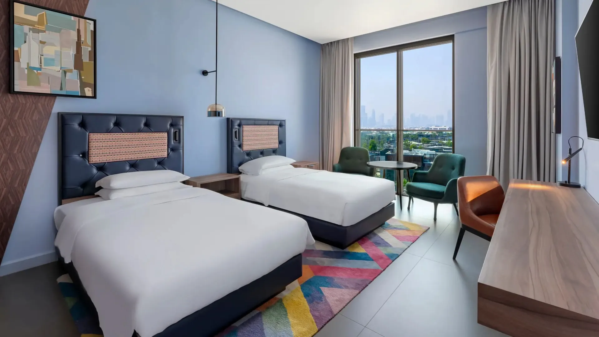 2 Twin Beds Exclusive Beach Access comp Transfer To Mercato Mall  20  Disc F sb @ Hyatt Centric Jumeirah Dubai