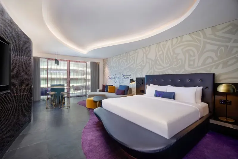 Double King Size Bed @ W Dubai   The Palm