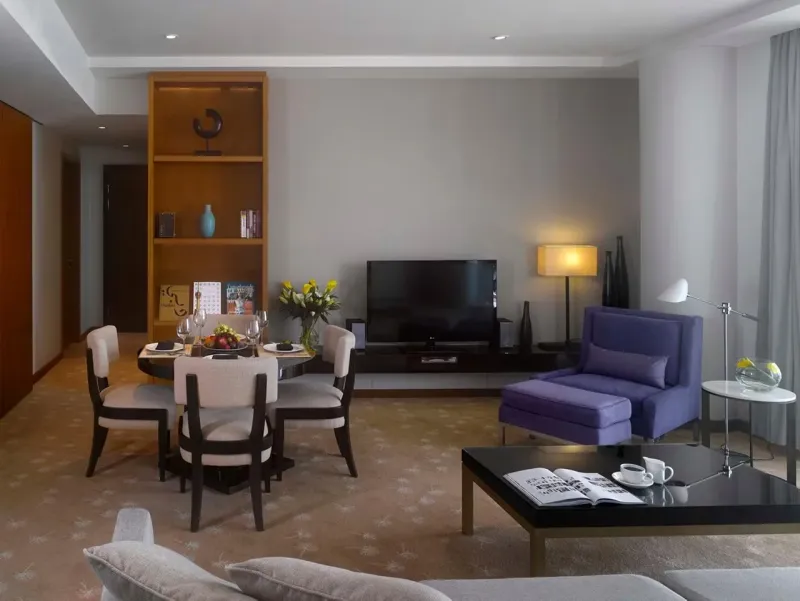 2 Bedroom Apartment Dining Kitchen Balcony Waterfront @ InterContinental Residence Suites Dubai F C