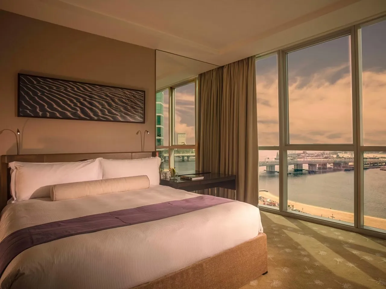 2 Bedroom Apartment Dining Kitchen Balcony Waterfront @ InterContinental Residence Suites Dubai F C