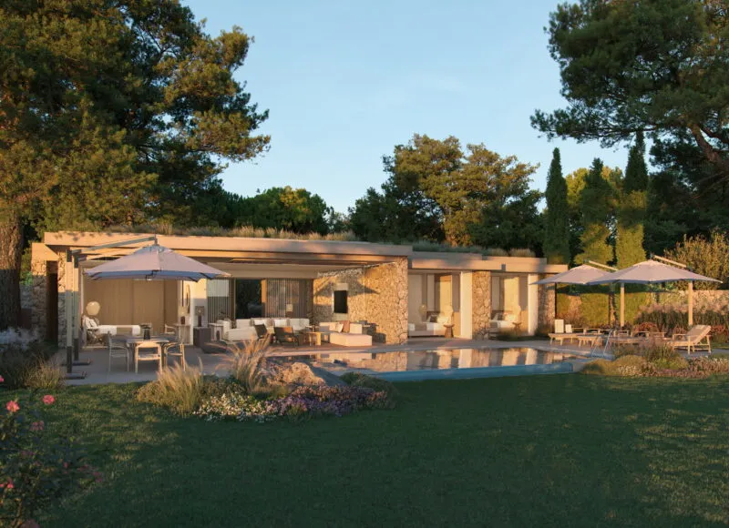 Deluxe Four Bedroom Villa Private Pool Garden View @ Ikos Porto Petro