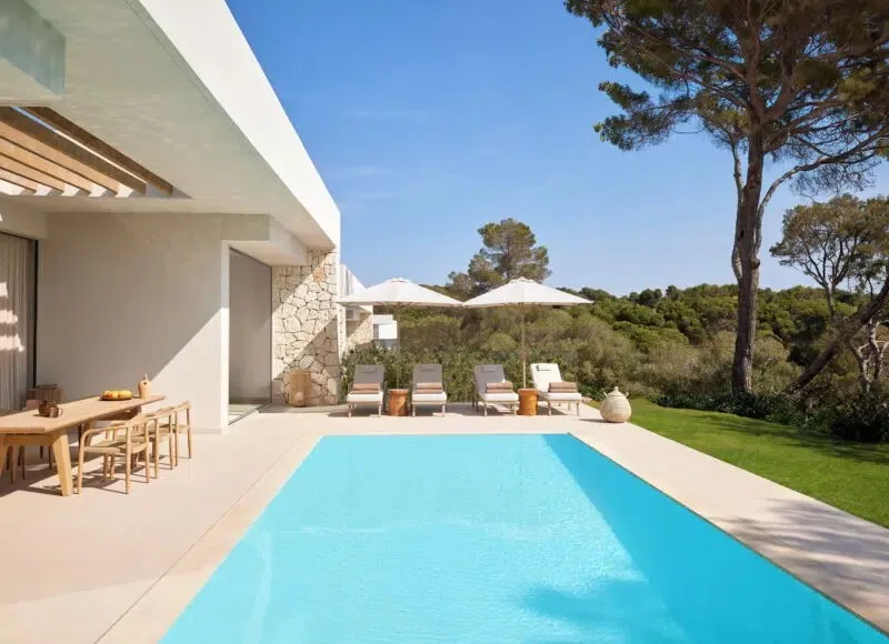 Deluxe Three Bedroom Residence Private Pool Front Coastal View @ Ikos Porto Petro