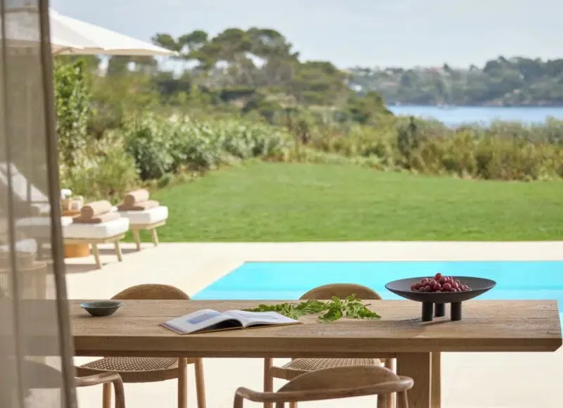Deluxe Three Bedroom Residence Private Pool Front Coastal View @ Ikos Porto Petro