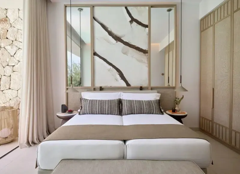 Deluxe Three Bedroom Residence Private Pool Front Coastal View @ Ikos Porto Petro