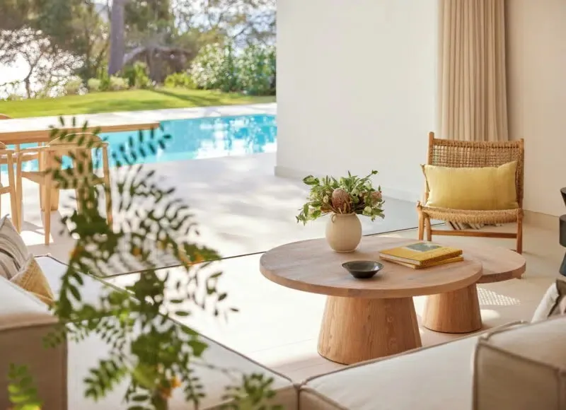 Deluxe Three Bedroom Residence Private Pool Front Coastal View @ Ikos Porto Petro