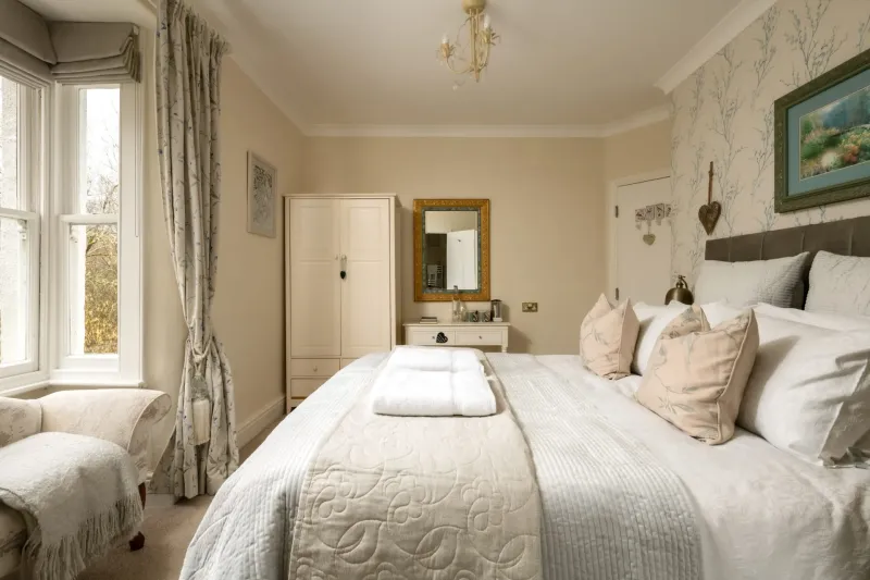 Iris   King Room with Walk in Shower @ Afon Rhaiadr Country House