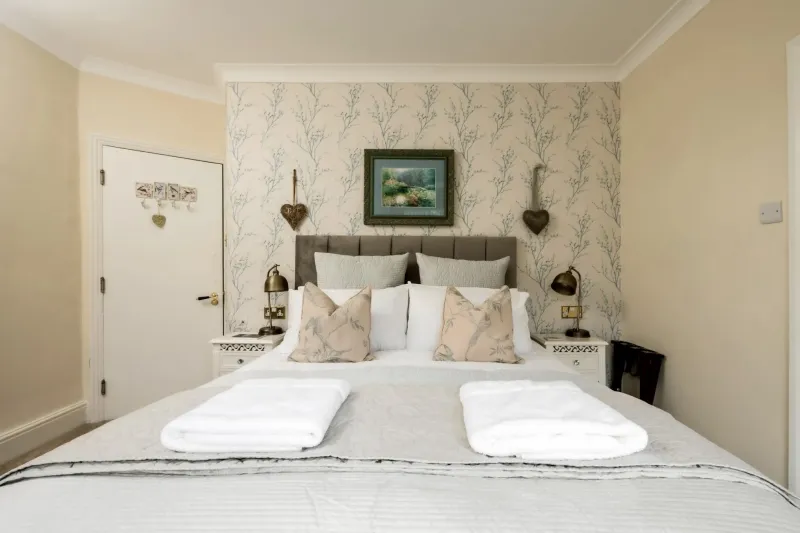 Iris   King Room with Walk in Shower @ Afon Rhaiadr Country House