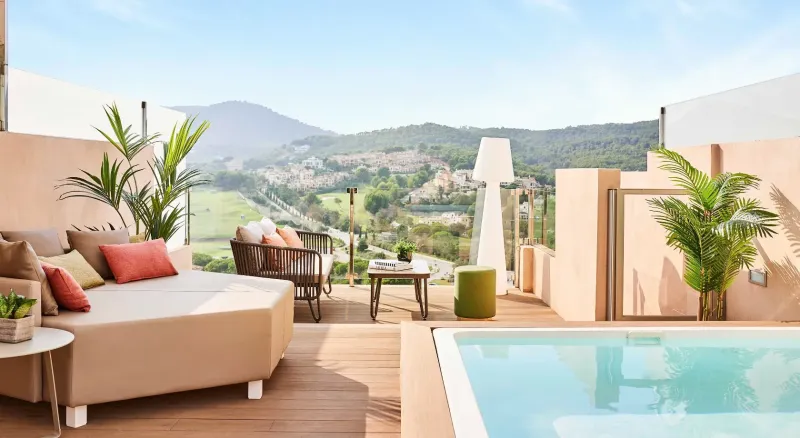 Junior Suite Penthouse with Plunge Pool  2 Adults  @ Zafiro Palace Andratx