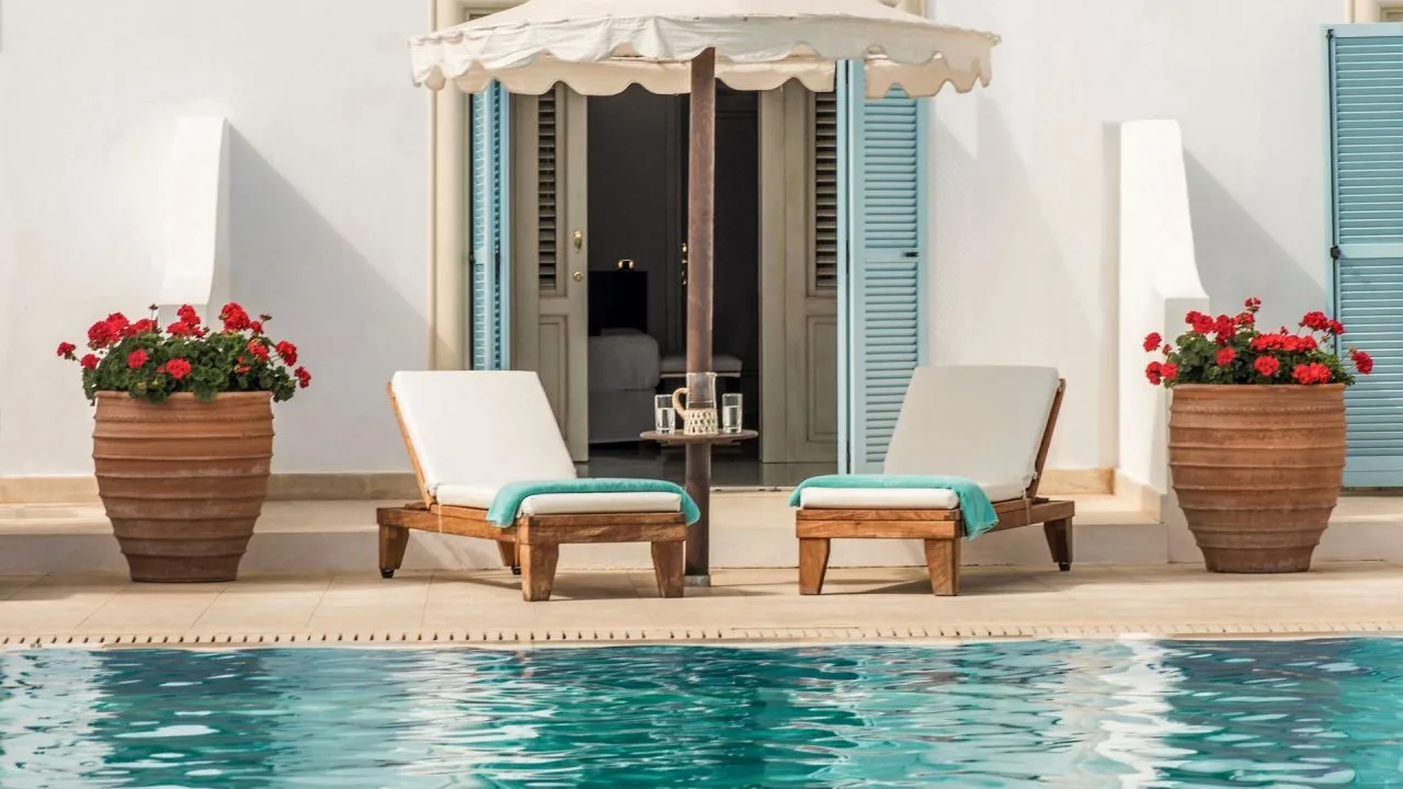 Bungalow Sharing Pool @ Mitsis Laguna Resort and Spa