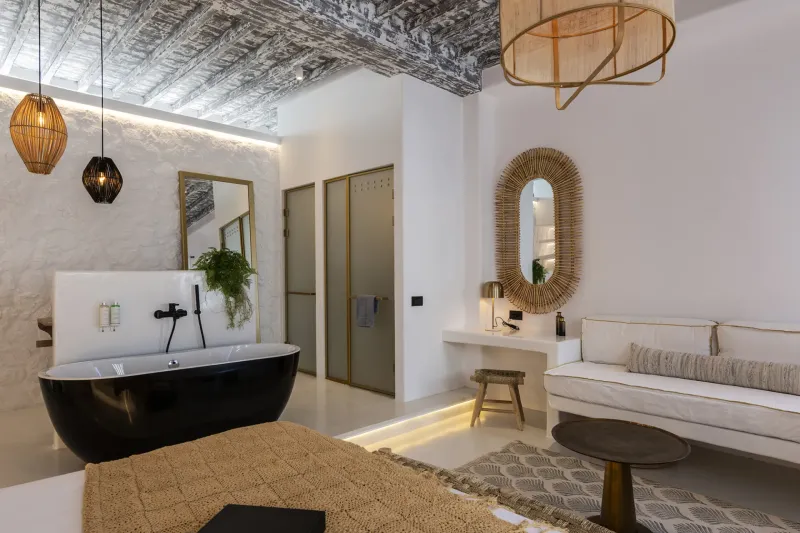 Suite with Balcony @ The TownHouse   Mykonos  Adults Only