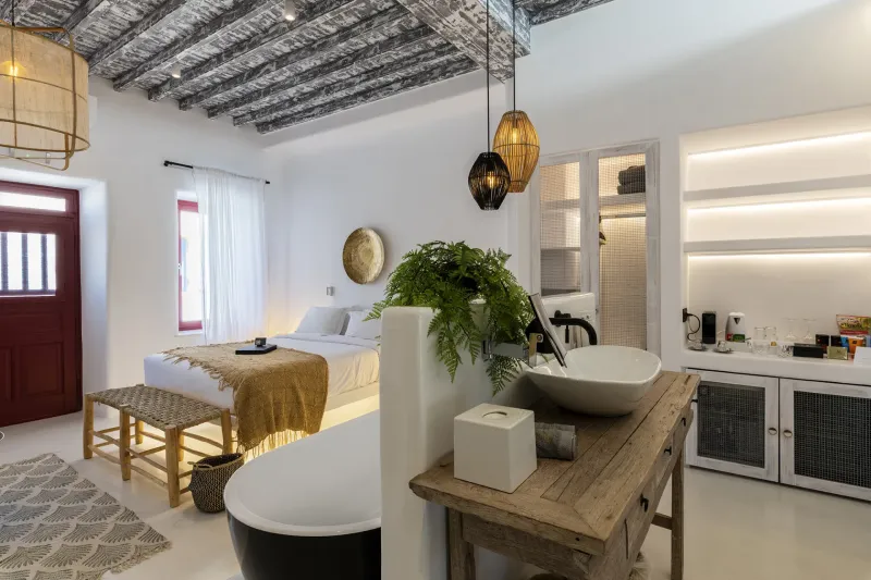 Suite with Balcony @ The TownHouse   Mykonos  Adults Only
