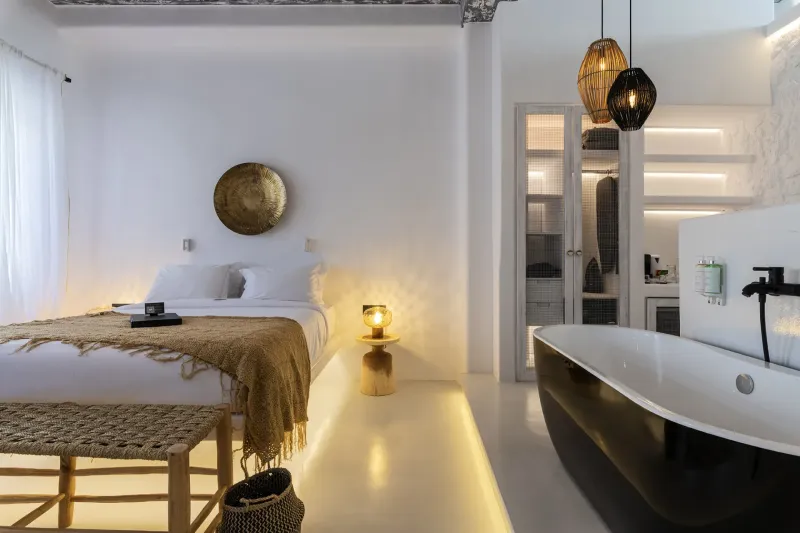 Suite with Balcony @ The TownHouse   Mykonos  Adults Only