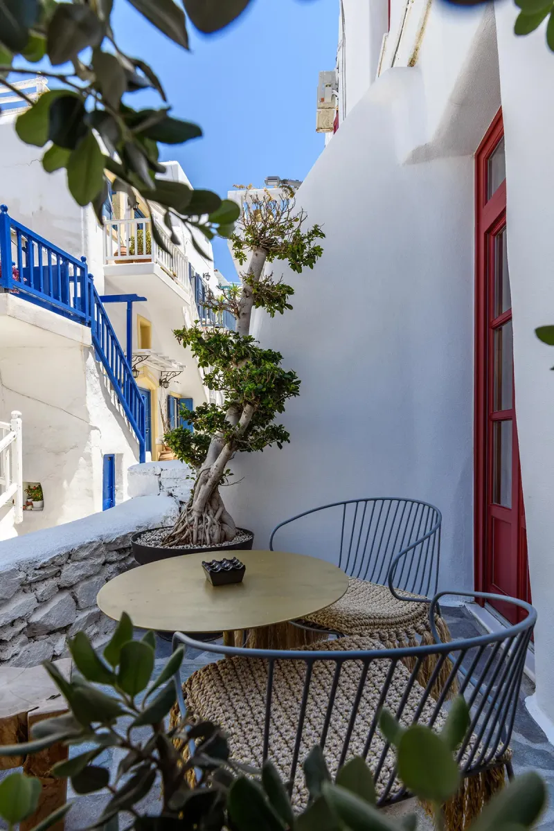 Superior Chic Room with Terrace @ The TownHouse   Mykonos  Adults Only