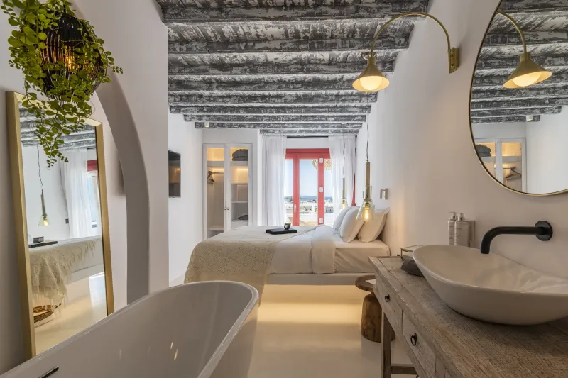 The TownHouse Villa   with Terrace  Jacuzzi  Sea  amp  Old Town Views @ The TownHouse   Mykonos  Adults Only
