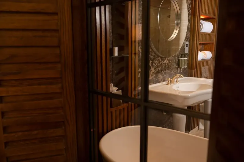 Junior Suite with Hot Tub   1 Super King Bed @ Galgorm Resort