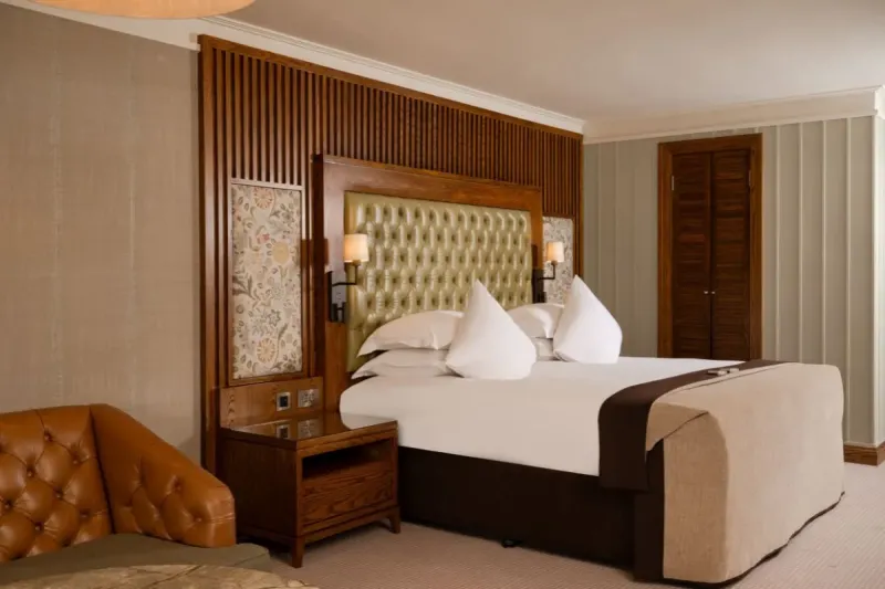 Junior Suite with Hot Tub   1 Super King Bed @ Galgorm Resort