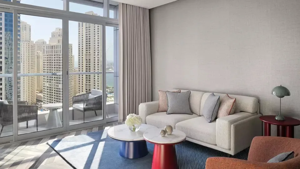 1 Bedroom Residence Balcony @ InterContinental Dubai Marina
