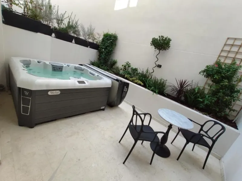 Deluxe Suite with Outdoor Spa Bath  Double Twin  @ HOLM Boutique and Spa