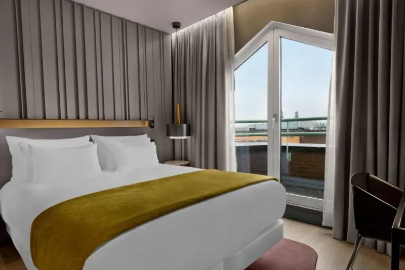 Superior Room with View and Balcony @ NH Collection Amsterdam Flower Market