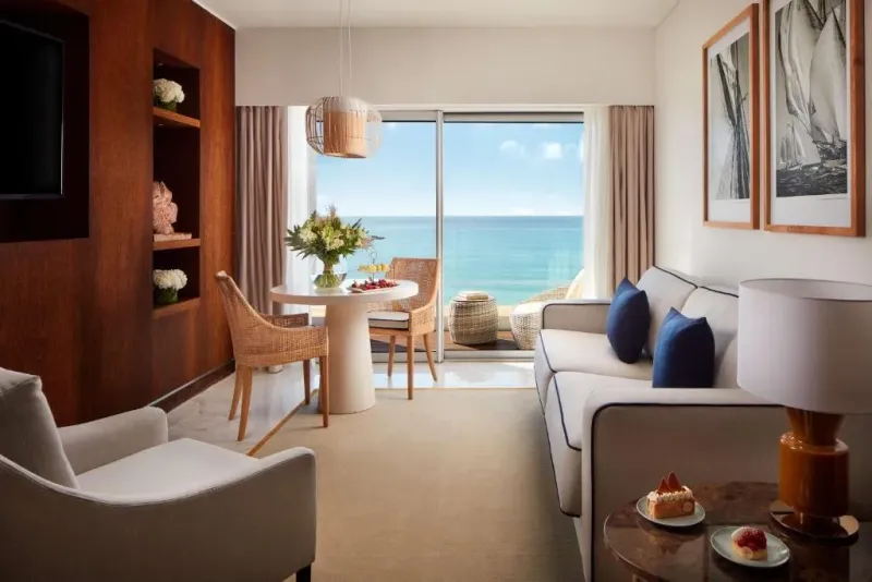 Junior Suite with Sea View with Extra Bed  4 Adults  @ Tivoli Marina Vilamoura Algarve