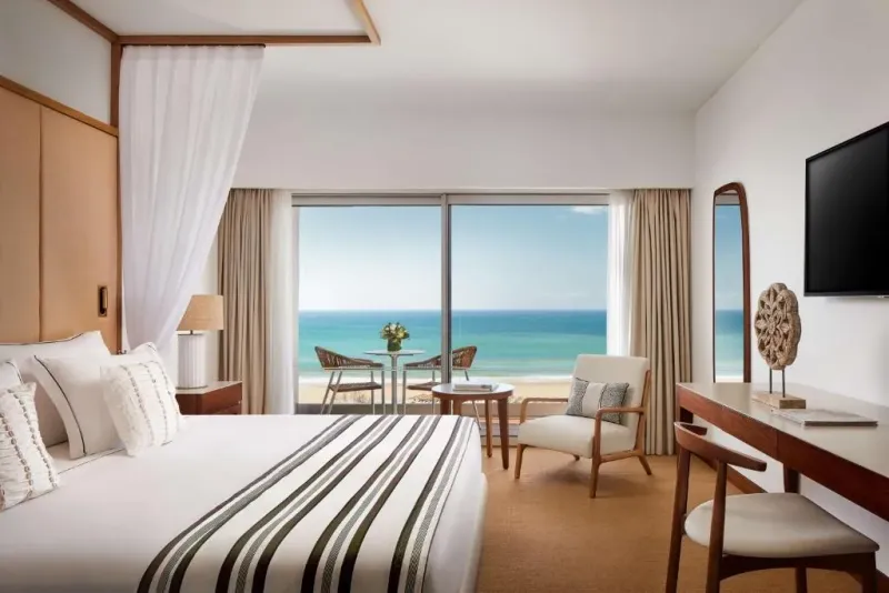 Premium Puro Beach Room with Sea View and Extra Bed  2 Adults   1 Child  @ Tivoli Marina Vilamoura Algarve