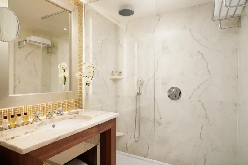 Deluxe Panoramic View Room bathroom