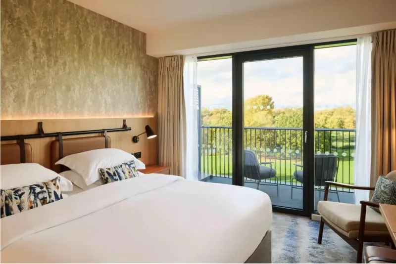 King Room with Balcony @ The Belfry Hotel  amp  Resort
