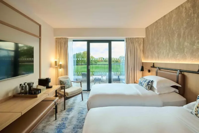 Twin Room with Balcony @ The Belfry Hotel  amp  Resort