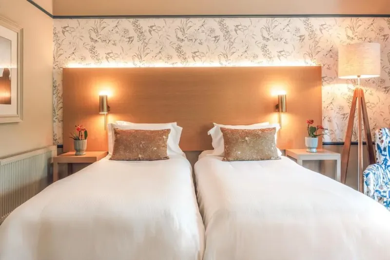 Twin Room with Balcony @ The Belfry Hotel  amp  Resort