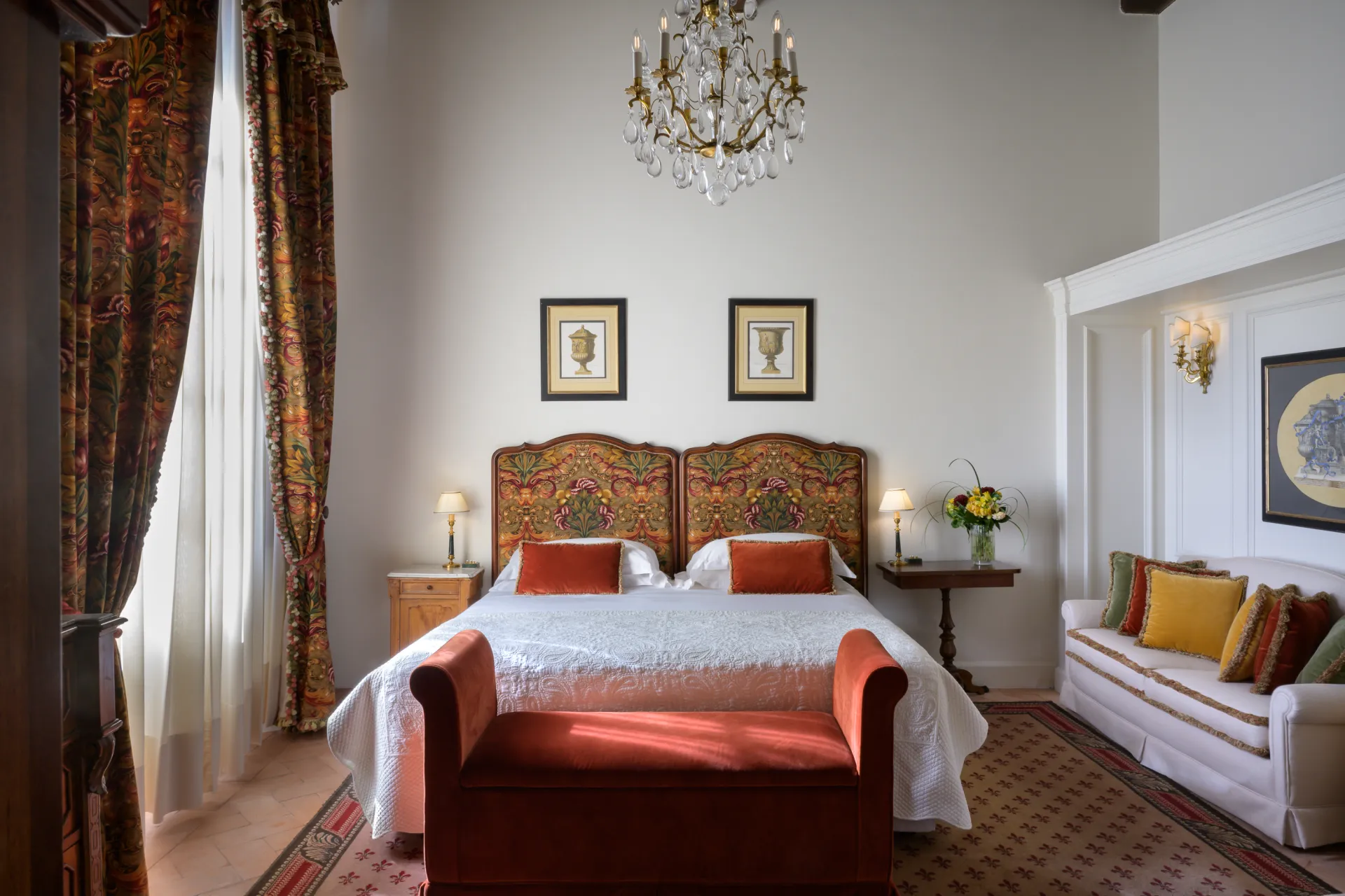 Deluxe Double or Twin Room with View @ Grand Hotel Continental Siena   Starhotels Collezione
