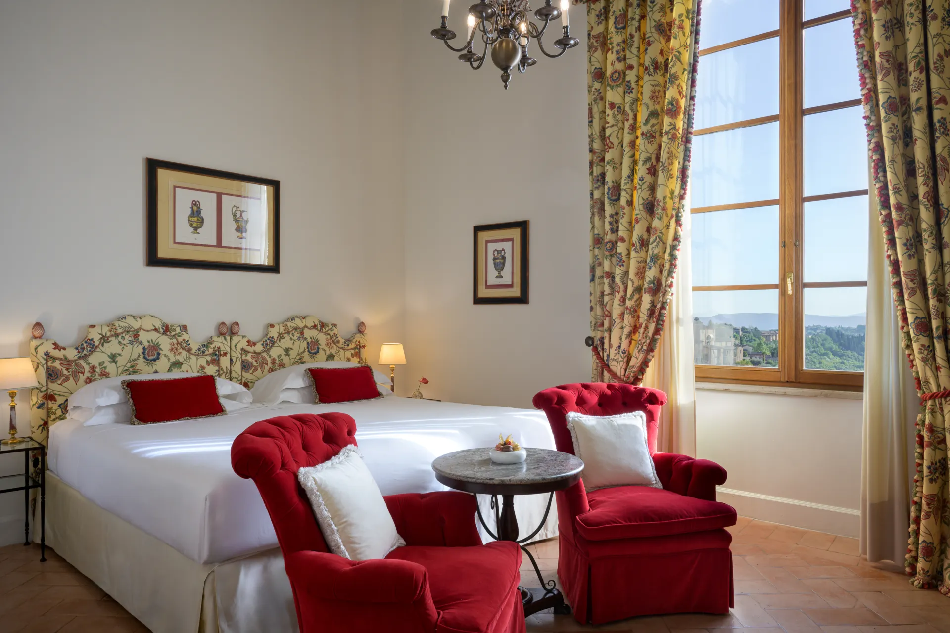 Deluxe Double or Twin Room with View @ Grand Hotel Continental Siena   Starhotels Collezione