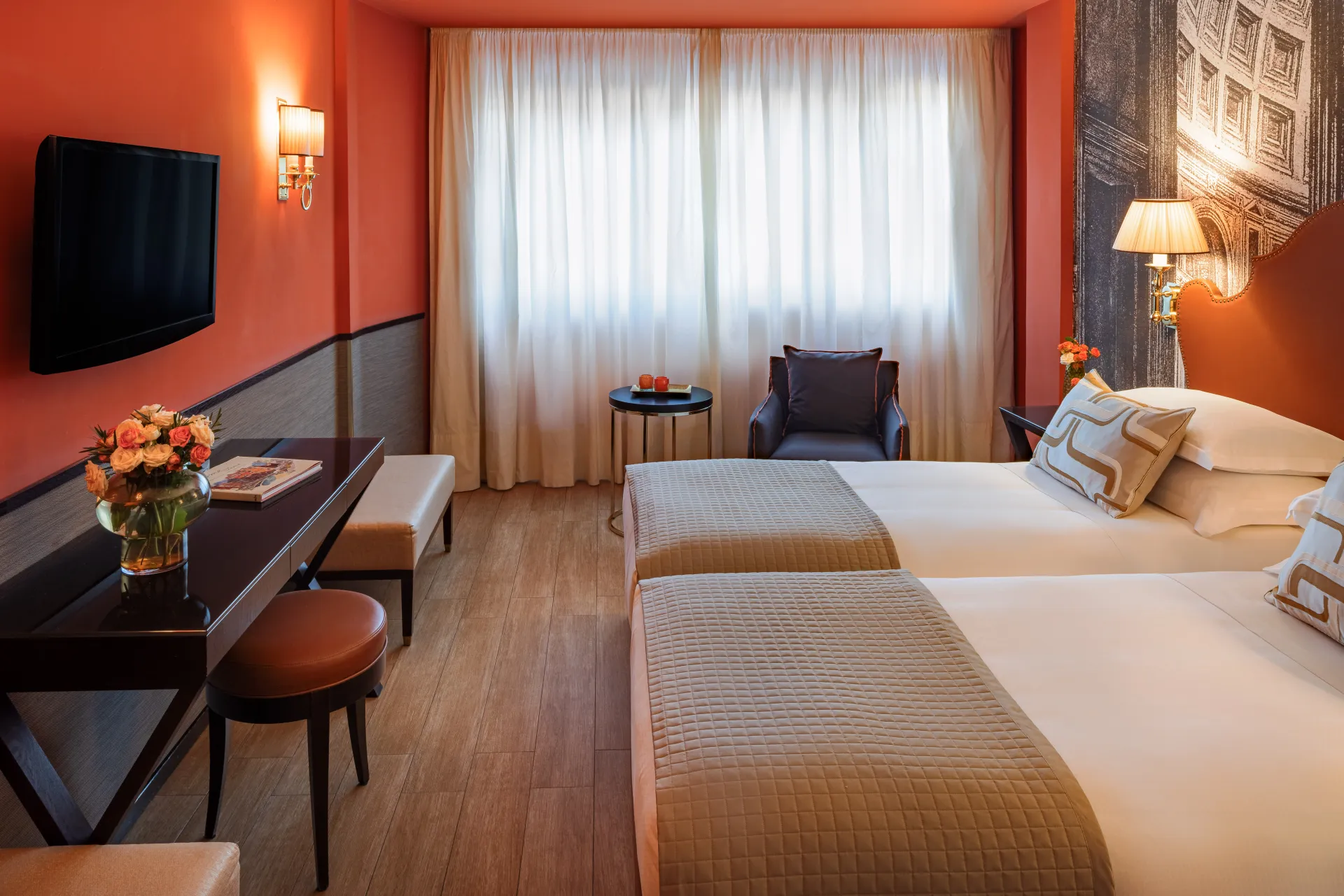 Deluxe Double or Twin Room @ Starhotels Michelangelo Rome