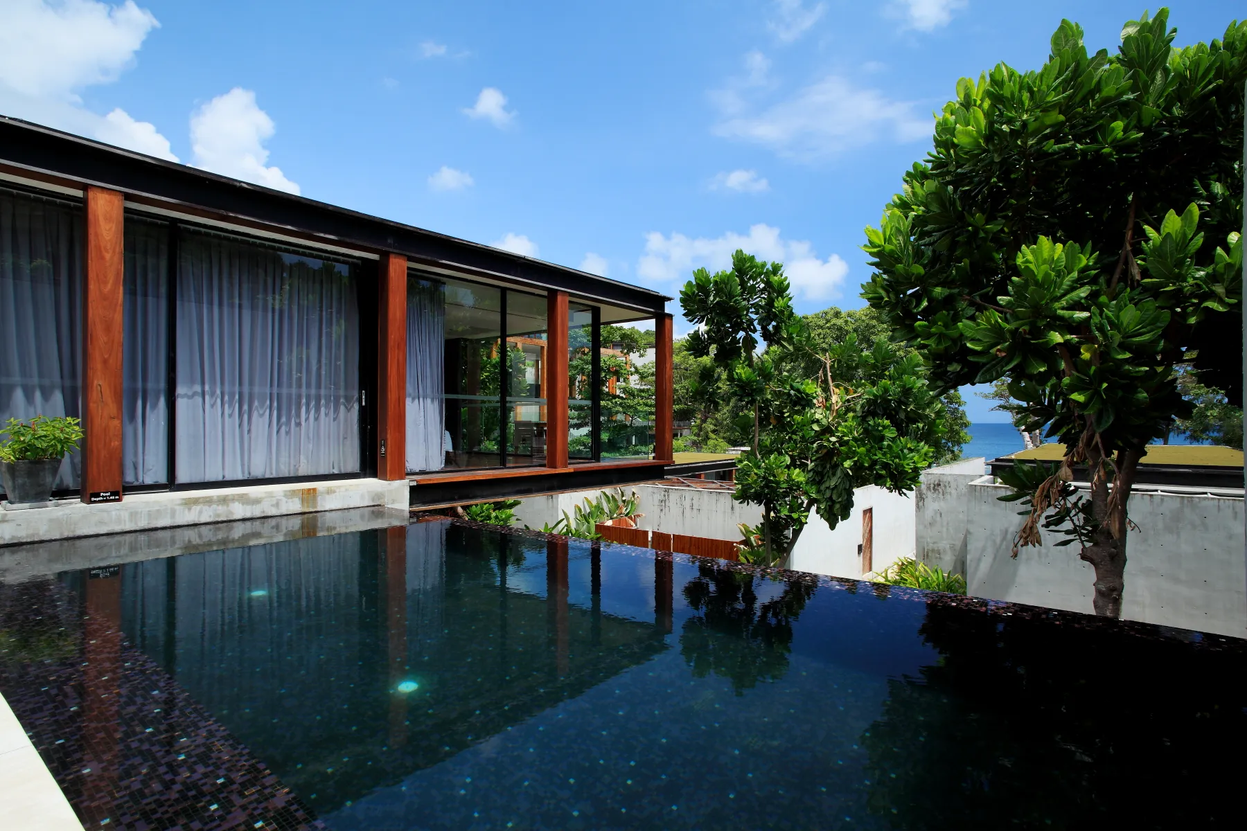One Bedroom Pool Villa  Partial Sea View @ The Naka Phuket  a Member of Design Hotels